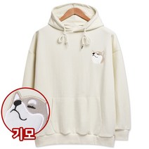 [당일출고] 미니시바 자수 오버핏 후드티 (SCC5376PT)