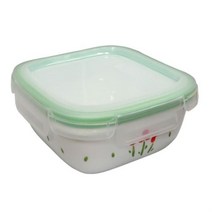 코렐 밀폐용기 반찬통 냉장고 용기 그릇 플라워 325ml 냉장고용기 밀폐찬통 냉장고찬통 주방용품 반찬그릇 정리통 보관통