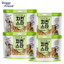싼 애완견고기간식 보더콜리 강아지져키 미니핀 비숑 간단 치킨롤4개, 상세페이지 참조