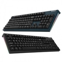 앱코 K660M 이색사출 PBT 체리 키보드 미드나잇그린 저소음적축