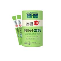 종근당건강 락토핏 생유산균 식물성 아연 셀렌 60포 4통 [이좋상판], 4개