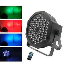 상업용조명 카페 상가 레이져 LED 36x3W RGB 플랫 파 컬러 믹싱 DJ 워시 라이트 무대 Uplighting KTV 디스, CHINA, 미국 플러그