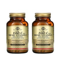 솔가 에스터-C 플러스 500 mg 비타민 C 100정 베지캡슐 2개