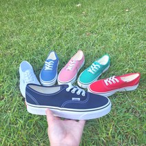 반스 어센틱 블랙 화이트 블루 레드 핑크 민트 네이비 국내매장품