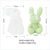 곰돌이몰드 실리콘몰드제작 로맨틱 베어 로즈 유니콘 실리콘 금형 석고 양식 DIY 수제 아로마 테라피 양초 장식품 수공예 비누 금형 손 선물110251, plum