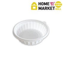 감자탕용기 다회용미니원형탕용기 (소)175파이 800ml 300개 배달용기 사각포장용기-뚜껑별도