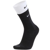 [나이키] 에브리데이 플러스 더블 크루 양말 (DD2795-011), 스타일번호:DD2795-011 / 사이즈:22(S)