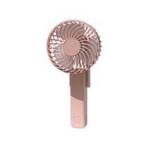 다렌 휴대형 손선풍기 미니USB 탁상형 충전타입 여행용 외출용, 9-12H지속사용가능, 핑크