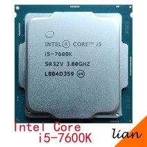 cpu rtx3060 인텔 코어 i5-7600k i5 7600k 3.8GHz 쿼드 코어