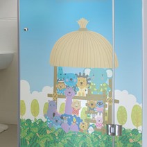 뭉키데코 창문썬팅 시트제작 창문시트 원두막_C02_W120xH180cm 0W837F53, 1개