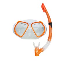 제프 주니어 스노클 세트 D202+DX505, ORANGE