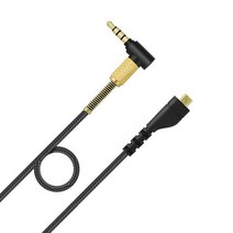 SteelSeries의 Arctis 7 5 3 프로 무선 게임 헤드폰 4.9Ft 케이블 교체 용 오디오 헤드셋 코드, 하나, 블랙 & 골든