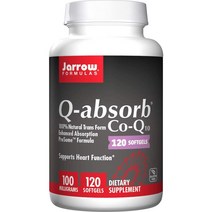 Jarrow Formulas Q-앱솔브 Co-Q10 100 mg 120정