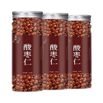 ANVAVA 산조인 볶음 산조인 안신 조면 산조인 백합복령차 산조인분 정품 한약재, 정교하고 아름다운 병200g*3