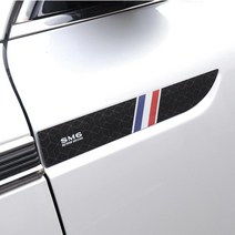 (모스트픽) 르노삼성 SM6 탈리스만 사이드 휀다 3색 라인 포인트 몰딩 커버 익스테리어 튜닝 용품, SM6-로고SM6-화이트