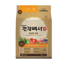 건강백서 전연령 생선 건강한 피부 애견사료, 3.9kg, 4개