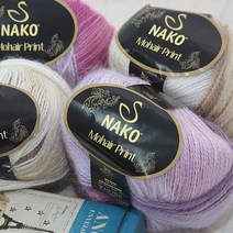 [니트러브] 모헤어 프린트, 80840