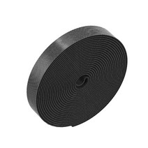 재사용 가능한 케이블 타이 스트랩 다목적 케이블 주최자 케이블 관리 스트랩, 20mm, 검은색