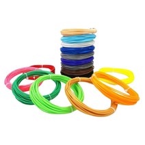 캐릭터만들기 3D펜 필라멘트 1.75mm 5개 3D필라멘트 프린트연료 잉크심, 상세페이지참조