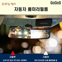 고고스 자동차 룸미러 눈부심방지 필름 포르테 해치백 쿱 1.6 2.0 GDI LPI, 역삼각형