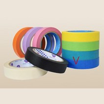 아이들미술수업 마스킹테이프 블루 20mm 신생아초점책제작용 초보가죽공예용 이태리산 잘뜯어짐, 1개