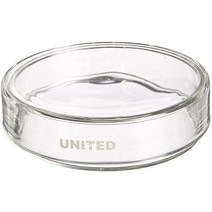 United Scientific G1060 붕규산 유리 페트리 접시 투명 65mm 외부 지름 (10팩)