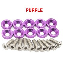 전기 스쿠터 패스너 나사 핸들 바 Dualtron 1 2 3 Thunder Eagel Ultra Zero 9 Kaabo 부품 10PCs, [04] Purple