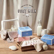 애경 샤워메이트 샨양유비누 등여드름 산양유 보습 여드름 좁쌀 천연비누, 딸기 우유(90g)1개