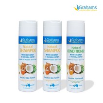 그라함스 내추럴 샴푸 250ml 2개+컨디셔너 250ml SET, 단품