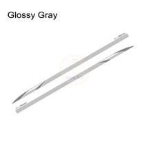 밴 스티커 현대 그랜드 스타렉스 H1 로얄 H200 H300 A1 그래픽 캠퍼 자동차 허리 라인 장식 데칼 자동 튜닝 액세서리, Glossy Gray