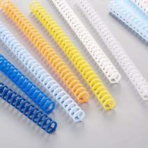 제본링 스프링철 링제본 바인더링 플라스틱링, 오렌지