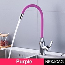 아메리칸스탠다드 주방수전 한샘 아이수 앵글밸브 더죤테크 워터탭 코브라 수도호스 싱크대, 자주색