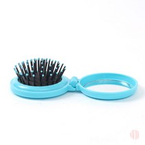 폴딩 거울브러쉬 원형거울 휴대용빗거울 휴대용거울