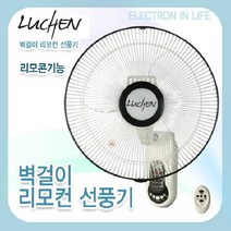 [루첸] 40cm 벽걸이 타이머 리모콘 선풍기 TM-456RW, 단품