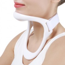 일자목 거북목 목 스트레칭 운동 지지대 바른 자세 넥 가드 서포터 턱쏠림 방지 고정, 상세페이지 참조