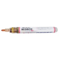 GHSHOP 스코치 마커 Scorch Marker Chemical Wood Burned 마커 펜 나무 굽기 철 도구 DIY 나무 그림 교체, 캐러멜 색상, 플라스틱