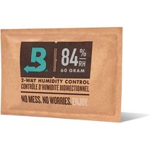 Boveda 84% RH 2-Way 습도 제어 – 단 14일 만에 목재 휴미더를 적절히 시즈닝합니다. - 가습을 위한 올인원 솔루션- 휴미더용 특허 기술 – 1개 재밀봉 가능한 가, 84% RH (휴미더 시즈닝)
