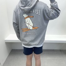 D 스키베어 메가핏 남자 박스 후드 티셔츠