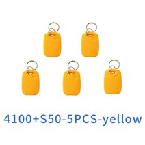 5/10pcs Ic Id 스마트 듀얼 칩 카드 Rfid 읽기 전용 인증 키 체인 125khz Tk4100 EM4100 배지 13.56mhz 1k, 01 As The Picture Shows