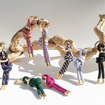 매듭 이니셜 각인키링(총8컬러), 토트네이비, 한면각인