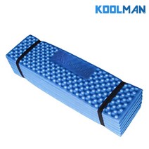 KOOLMAN(쿨맨) 백패킹 발포 캠핑매트 싱글 (1인용), 블루