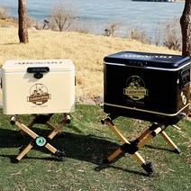 아베나키 퍼핀3 스틸쿨러 40L -디자인 아이스박스, 쿨러(단품), 블랙