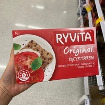 리비타 오리지널 호밀 크리십브레드 크래커 250gx2개 Ryvita Crispbread Original Rye, 250g, 2개