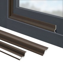 틈새 테이프 창 방음 시트 클리어런스 테이프 고내구성 클리어런스 스타일 스토퍼 양면 테이프 부착 창 방음 테이프 어떤 도어 완충재 드래프트 스토퍼 충돌 틈새 바람 방지 틈새 패킹 도어 하부 씰 테이프 냉기 차단 방충 방우 꽃가루 먼지 방지(4m 갈색)