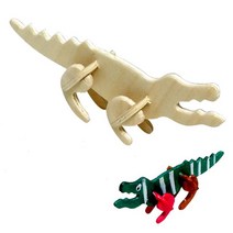 md 만들기대장 목공악어소형 나무모형색칠하기, 단품