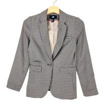 (고고빈티지)H&M 여2 비스코스 혼방 춘추 체크 자켓