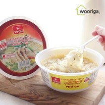 우리가스토리 베트남 쌀국수 포가 닭고기맛 컵라면, 70g, 12개