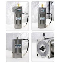 ac모터속도조절기 220V AC 속도 조절 모터 370W 감속기 전진 및 후진 저속 고 토크 기어, 12 0-140rpm