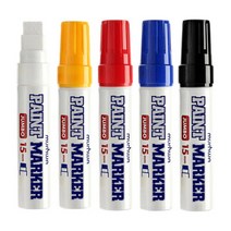 설래임 문화 유리 디자인 일러스트 인테리어 페인트 마카, 점보 페인트마카, 노랑