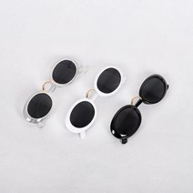 오벌 라운드 골드 브릿지 선글라스 (3color) (컬러선글라스 틴트선글라스 뿔테선글라스 힙한선글라스 여행선글라스 패션선글라스 안경 인싸선글라스 바캉스 여행룩 라운드 커플 여름)